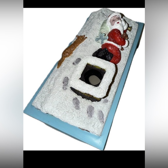 Rare Vintage Christmas Santa on Roof Top Tissue Rotary Hero Inc - Picture 4 of 7